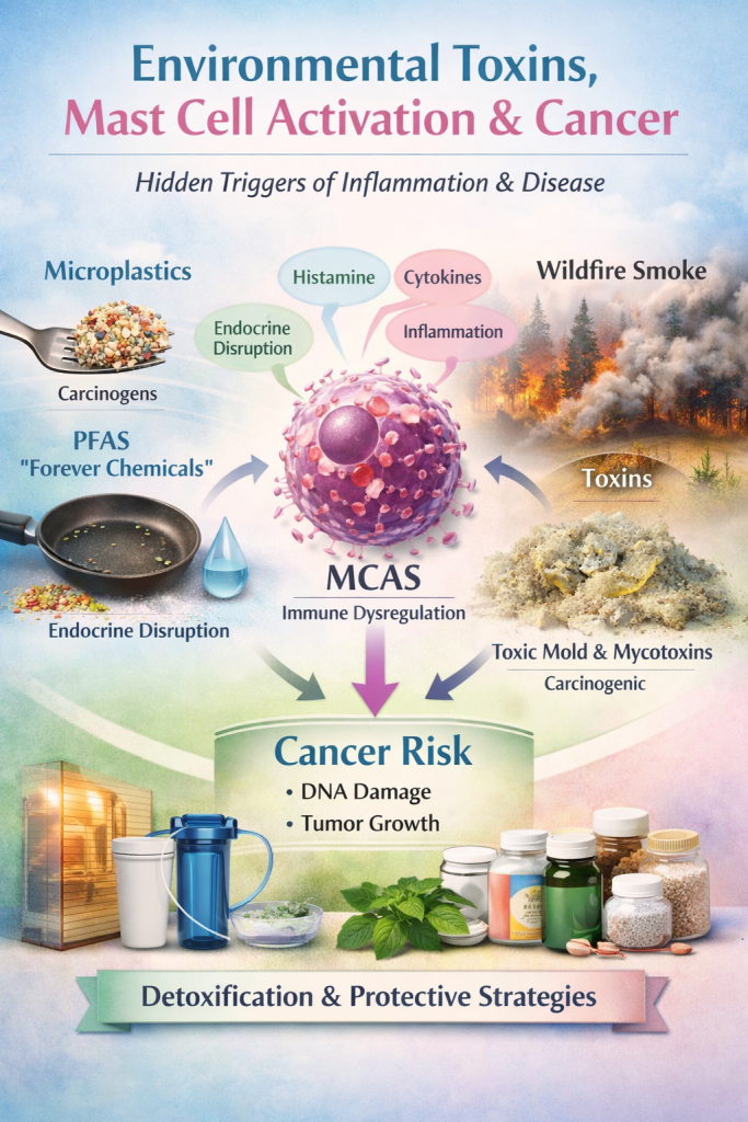 Environmental Toxins, Microplastics, MCAS
