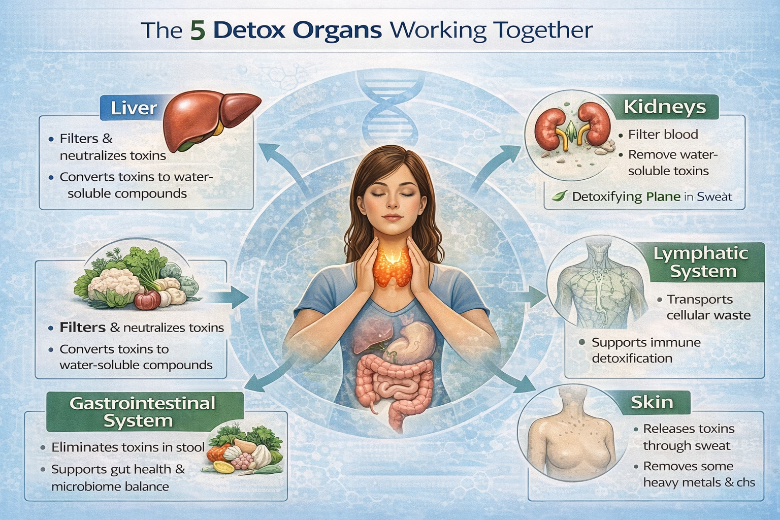 Detoxification in the body