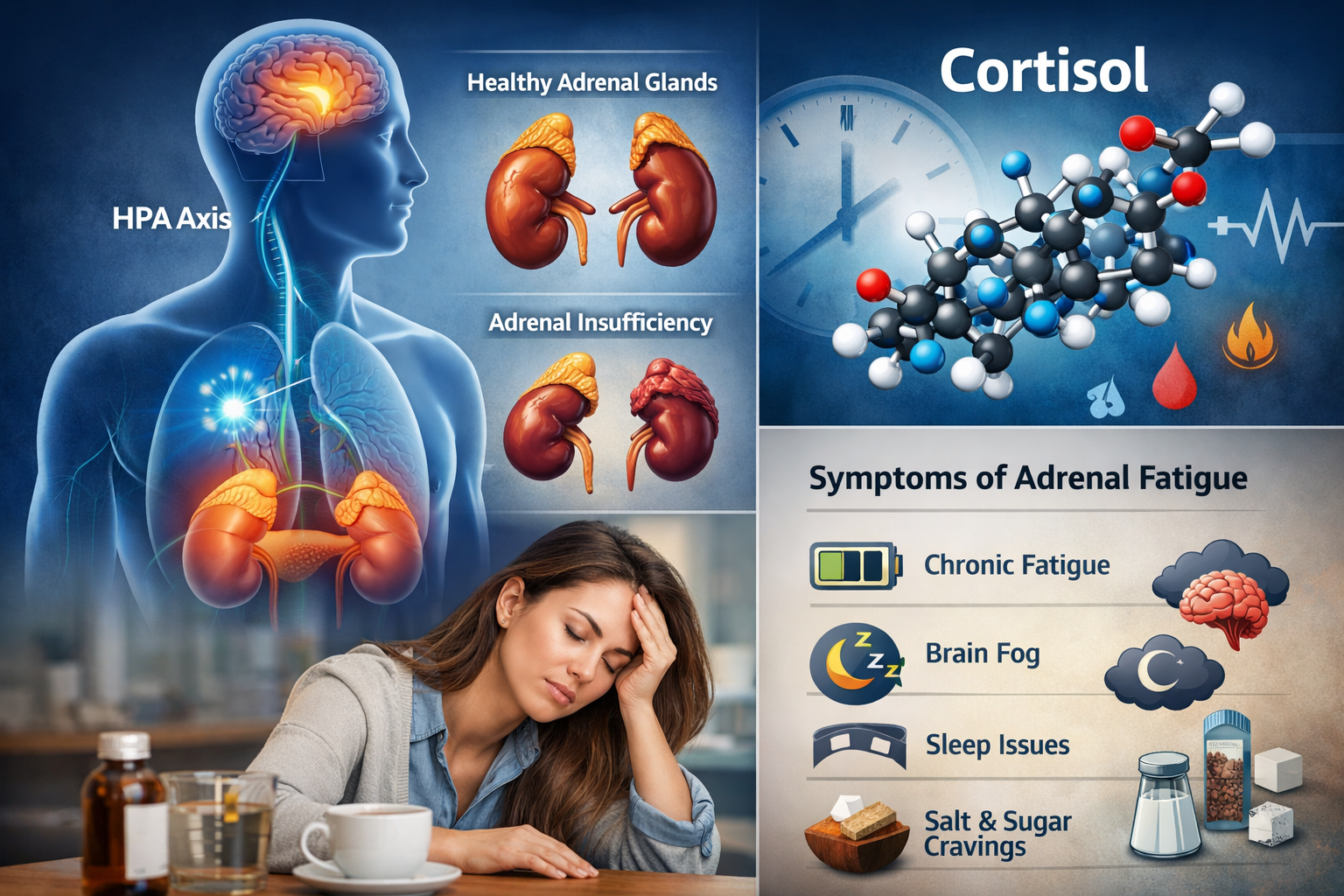 Adrenal Fatigue Symptoms: Cortisol Imbalance, Addison’s Disease, and an ...