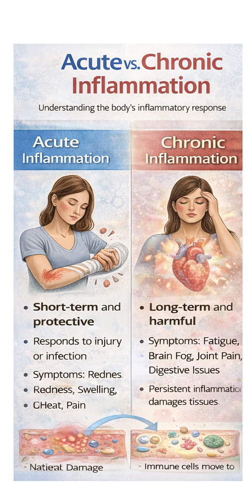 acute vs chronic inflammation explained integrative medicine